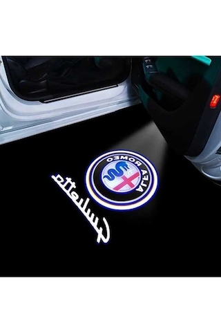 Novahub Stil Stelvio Shop Romeo Projektör Mito Logo Led Karşılama Kapı Işığı Içın Giulietta Giulia Brera Araba-styling Araba Alfa Adet 2 11 Jv
