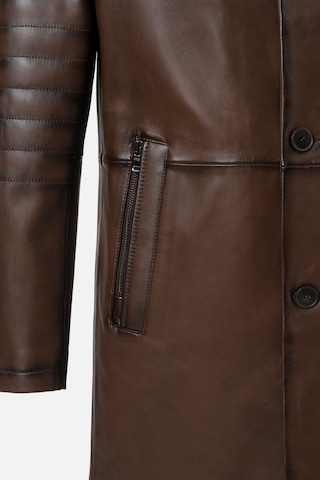 Dericlub E2031 Hakiki Deri Erkek Trençkot Camel Antik Camel