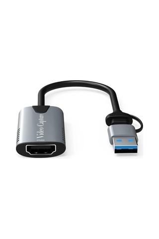 Alfalink Al-vd018 Type-c 2 İn 1 Usb Hdmi 1080p Capture 2.0 Video Edit