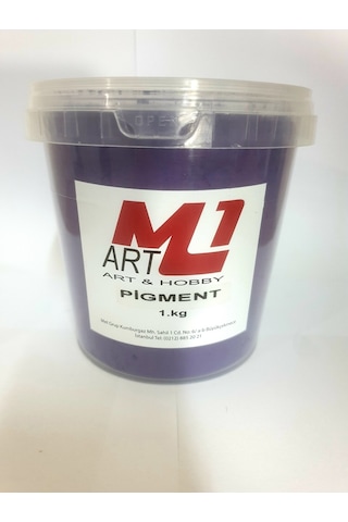 M1 ART Toz Pigment Boya 1.kg - MOR