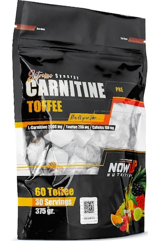 Nowup Nutrition  L-Carnitine 60 Toffe / Seasonal Fruits