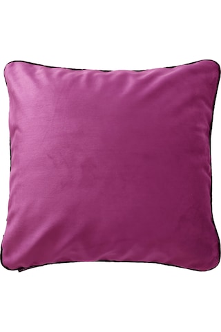 Biyeli Kırlent Yastık Kılıfı Lila Rengi 45x45