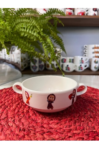 5 Parça Maşa ve Koca Ayı Model Çocuk Yemek Takımı Beslenme Seti Çok Renkli