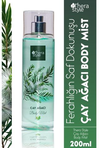 ﻿Thera Style El ve Vücut Losyonu 250 ML + Çay Ağacı Duş Jeli 500 ML + Vücut Spreyi 200 ML