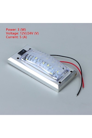 jmsstore Led 12v-24v Panel Aydınlatma Araç İç Okuma Lambası