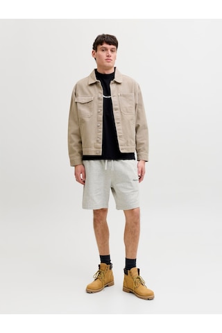 Jack & Jones Karl Norrebro Erkek Gri Şort 12292565-wm