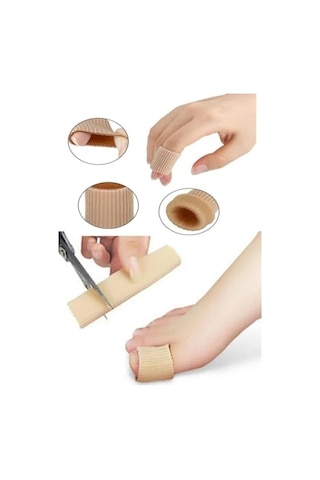 El Ayak Parmak Koruyucu Silikon Tüp, 7 Cm, Tırnak Batması Koruma