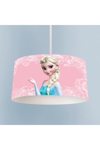 Mekta Home Bebek Ve Çocuk Odası Motifli Elsa Desenli Pembe Avize Renkli Mekta Home Bebek Ve Çocuk Odası Motifli Elsa Desenli Pembe Avize Renkli