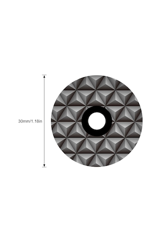 Reedark Yeni Tasarım F Tipi Aluminyum Çelik Tabaıkapak - 30mm Çap, 28.6mm Fork Uyumlu, Somun Hariç