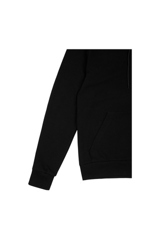 Beord Siyah Pamuk Kapüşonlu Fermuarlı Sweatshirt Bzt1-135