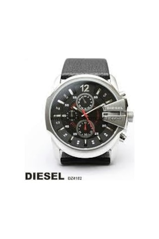 Diesel Dz4182 Siyah Deri Saat Kordonu