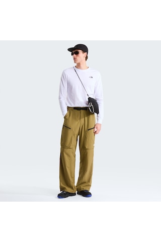 The North Face M Evolutıon Sımple Dome Regular Long Sle Erkek Tişört Nf0a8eu3fn41 Beyaz