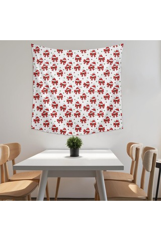 Noel Desenli 59x59 İnç Kare Duvar Halısı, Oturma Odası, Yatak Odası Ve Genç Odası İçin-a118