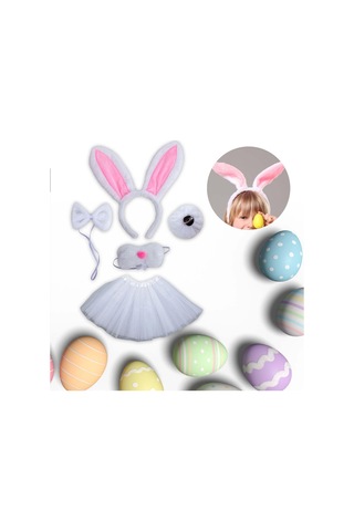 Suntek Paskalya Temalı Partiler Karnaval Için Beyaz-5-adet
