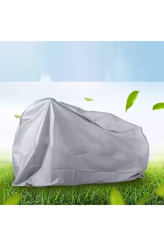 Su Geçirmez Bisiklet Koruma Örtüsü Brandası 110 x 200 CM Gri