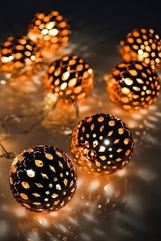 Bakır Top Led Işık Zinciri