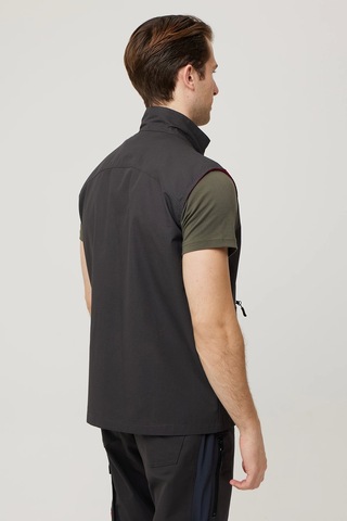 Galium İş Ve Outdoor Yelek Antrasit-siyah-kırmızı