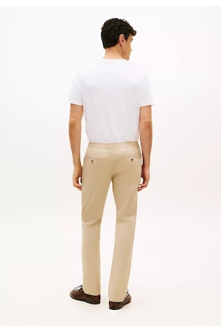 Tommy Hilfiger Erkek Normal Kalıp Pamuklu Beli Lastikli Düz Paça Chino Bej Pantolon Brown