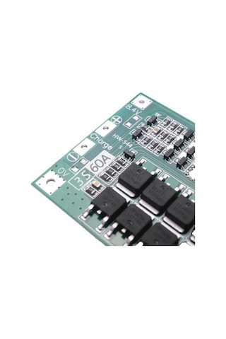 3S 60A Li-ion 18650 BMS Batarya Koruma Kartı