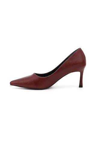 Gönderi(R) Gönderi R Bordo Sivri Burun İnce Topuklu Stiletto Bordo