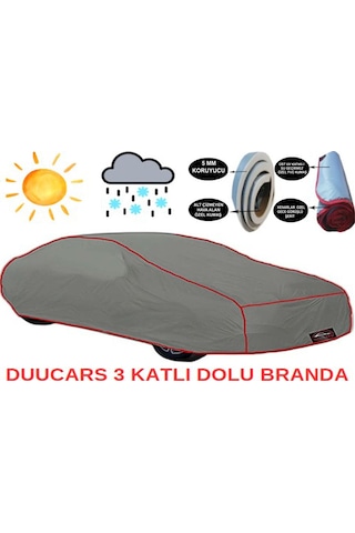 3 Katlı Dolu Darbe Koruyucu Volkswagen Passat Araba Brandası Oto Branda Araba Çadırı