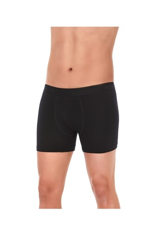 6'Lı Siyah Modal Erkek Klasik Boxer 40 001