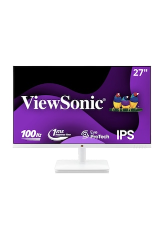 Vıewsonıc 27" Va2732-h-w-2 Ips 1ms 100hz Fullhd Hdmı Vga Superclear 3 Kenar Çerçevesız Beyaz Monıtor