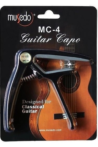 Musedo Mc4bk Klasik Gitar Kaposu - Siyah Aksesuar Düz Klavye