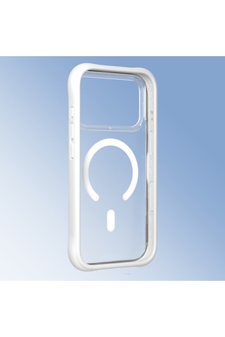 Apple Uyumlu iPhone 17 Pro Max  Kılıf M-safe Şarj Özellikli Airbagli Youngkit Dynamic 2 Serisi Kapak Beyaz Beyaz