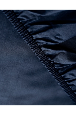 Manon Tek Kişilik %100 Pamuk Ranforce Lastikli Çarşaf - Lacivert Lacivert