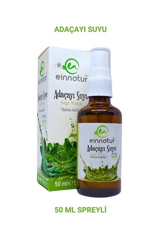 Einnatur Adaçayı Suyu Hidrolat Spreyli %100 Saf 50 ML