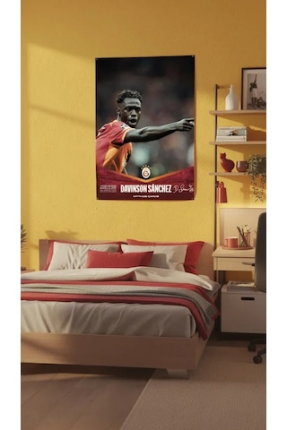 Galatasaray X Juventus - Davinson Sánchez İmzalı Statik Poster