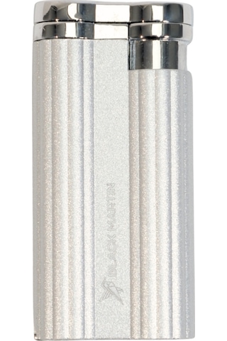 Black Martin Tek Torch Pürmüz Delicili Beyaz Metal Puro Çakmağı - Tr9540