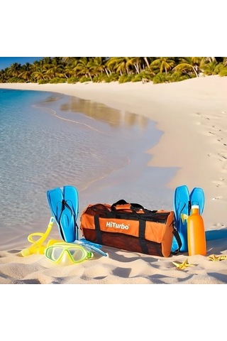 Sandwich Motion003 Hiturbo 60l Gri Plaj Ekipmanı Çantası - Dayanıklı Oxford Kumaş Gri