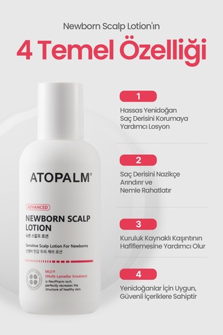 Bebeklere¥idoğanlara Özel Konak Karşıtı Saç Derisi Losyonu Atopalm Newborn Scalp Lotion