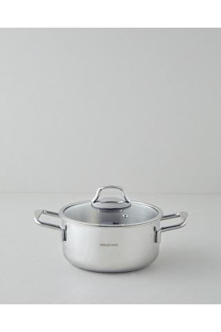 English Home Glow Çelik Derin Tencere 20x10 Cm Silver Silver