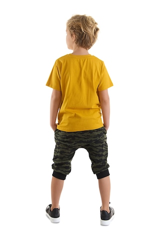 Denokids Mshb&g Big Whales Erkek Çocuk T-shirt Kapri Takım Çok Renkli