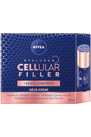 Nivea Hyaluron Cellular Filler Şekillendirici Gece Kremi 50 ML