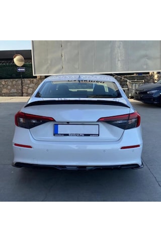 Honda - Civic Fe1 2022+ Uyumlu Aero Difuzor - Piano Black