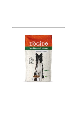 Dogido 17/7 Kuzu Etli Pirinçli Yetişkin Köpek Maması 15 KG