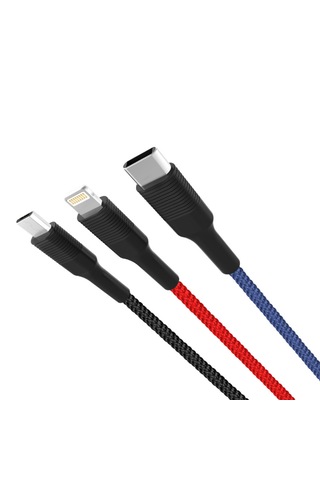 3a Hızlı Şarj Lightning Type-c Usb-c Micro Iphone Android Uyumlu