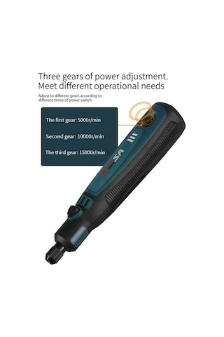 Novahub 1 Takım Gravür Usb Şarjlı Dayanıklı Öğütücü Kalem Seti A