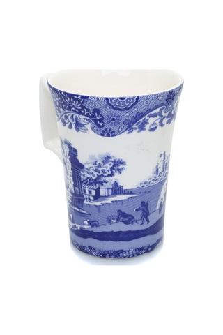 Blue Italian Porselen Kupa Mavi