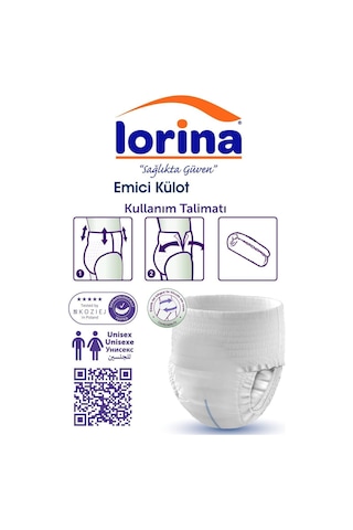 Lorina Emici Külot Hasta Bezi X Large 90'lı XL