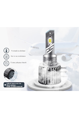 Ady 20.000 Lumen H15 Led Xenon Far Seti
