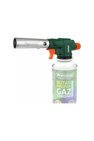 Orcamp Profesyonel Pürmüz Başlık + 5 Adet 227 Gram Gaz Kartuş Seti Çok Renkli