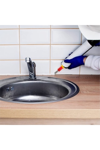 Tangshopping Banyo Mutfak Kapıları Windows Lavabo Için 19 Adet Kalafat Son Işlem Seti