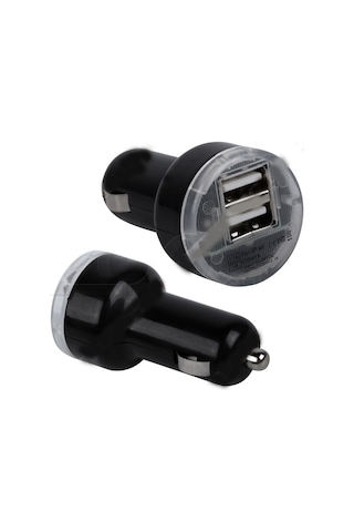 2 Port Usb Araç Çakmak Şarj Cihazı Tablet Telefon Mp3 Navigasyon