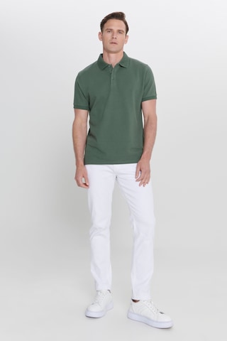 AC&Co / Altınyıldız Classics Altinyildiz Classics Erkek Haki Slim Fit Dar Kesim Polo Yaka %100 Pamuk Kısa Kollu Tişört 4A4820200001HAKS Haki