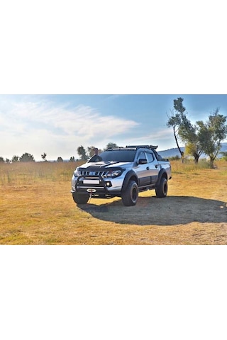 Mitsubishi L200 Off Road Ön Tampon Koruma Demiri Siyah 2007+ Pst15